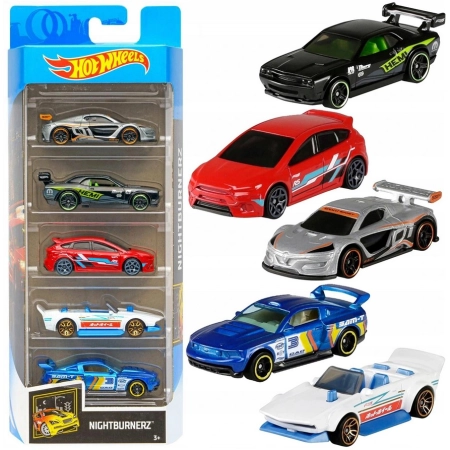 Samochody Hot Wheels zestaw NIGHTBURNERZ GHP58